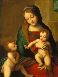Madonna ja lapsi sekä Johannes-lapsi, n. 1510.
